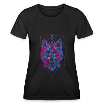 Rune Symbols Religion Dream Catcher - Women's Functional T-Shirt - black - Front - AI Model Female 172 light (172cm)