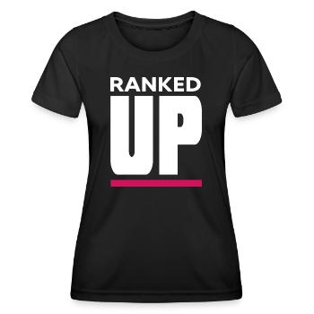 Gamer Nerd Gameplay Gamer Online Community - T-shirt sport Femme - noir - Devant - AI Model Female 172 light (172cm)