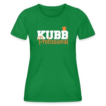 Beach game - city chess games - Women's Functional T-Shirt - kelly green - Front - AI Model Female 172 dark (172cm)