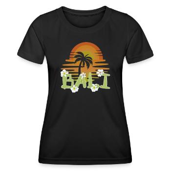 Bali - Indonesien - Frauen Funktions-T-Shirt - Schwarz - Vorne - AI Model Female 172 light (172cm)
