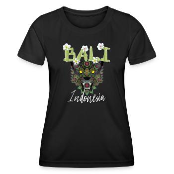 Bali - Indonesien - Frauen Funktions-T-Shirt - Schwarz - Vorne - AI Model Female 172 light (172cm)