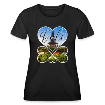 Bali - Indonesien - Frauen Funktions-T-Shirt - Schwarz - Vorne - AI Model Female 172 light (172cm)