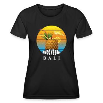 Bali - Indonesien - Frauen Funktions-T-Shirt - Schwarz - Vorne - AI Model Female 172 light (172cm)
