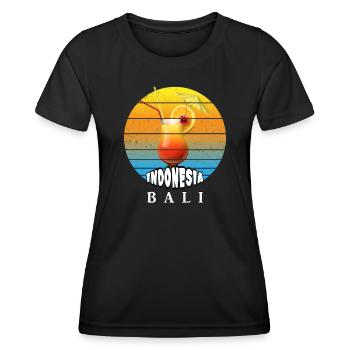Bali - Indonesien - Frauen Funktions-T-Shirt - Schwarz - Vorne - AI Model Female 172 light (172cm)