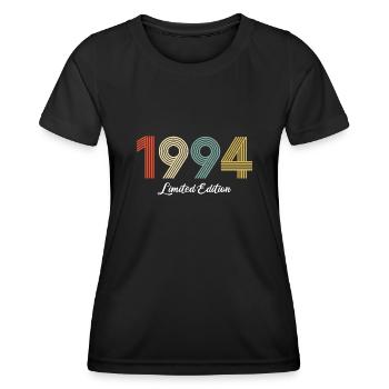 Original Jubiläum 1994 Legendärer Jahrgang - Frauen Funktions-T-Shirt - Schwarz - Vorne - AI Model Female 172 light (172cm)