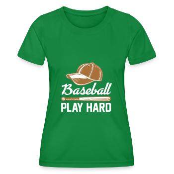 Baseball - Frauen Funktions-T-Shirt - Kelly Green - Vorne - AI Model Female 172 dark (172cm)