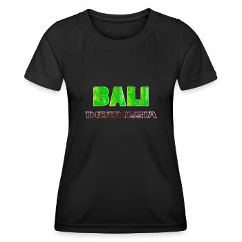 Bali - Indonesien - Frauen Funktions-T-Shirt - Schwarz - Vorne - AI Model Female 172 light (172cm)