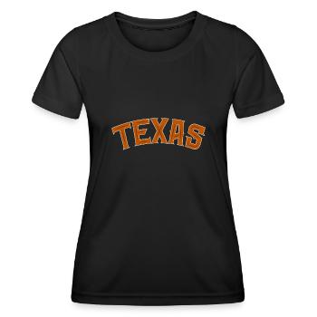 Texas - T-shirt sport Femme - noir - Devant - AI Model Female 172 light (172cm)