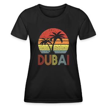 Dubai - Women's Functional T-Shirt - black - Front - AI Model Female 172 light (172cm)