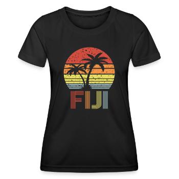 Fiji - Women's Functional T-Shirt - black - Front - AI Model Female 172 light (172cm)
