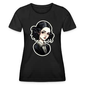 Goth Girl Gothic Mystical Horror Black - T-shirt sport Femme - noir - Devant - AI Model Female 172 light (172cm)