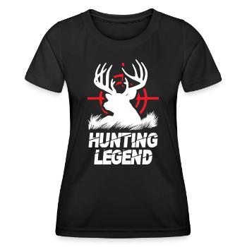 Hunting Legend - Women's Functional T-Shirt - black - Front - AI Model Female 172 light (172cm)