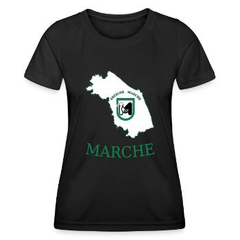 Marches - Women's Functional T-Shirt - black - Front - AI Model Female 172 light (172cm)