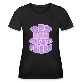Vorname Robin - Frauen Funktions-T-Shirt - Schwarz - Vorne - AI Model Female 172 light (172cm)