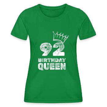 92 - Women's Functional T-Shirt - kelly green - Front - AI Model Female 172 dark (172cm)