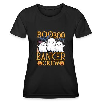 Banker uu Bankkaufmann - Frauen Funktions-T-Shirt - Schwarz - Vorne - AI Model Female 172 light (172cm)