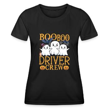 Fahrer uu Lustiger Fahrer - Frauen Funktions-T-Shirt - Schwarz - Vorne - AI Model Female 172 light (172cm)