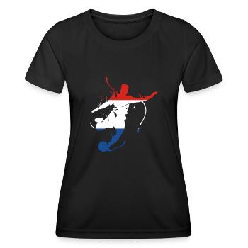 Holland Netherlands World Championship Flag - Women's Functional T-Shirt - black - Front - AI Model Female 172 light (172cm)