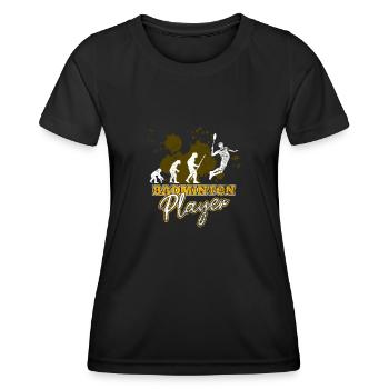 Cool Badminton - T-shirt sport Femme - noir - Devant - AI Model Female 172 light (172cm)