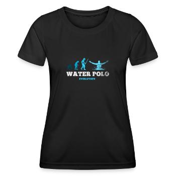 Joueur de water polo water polo - T-shirt sport Femme - noir - Devant - AI Model Female 172 light (172cm)