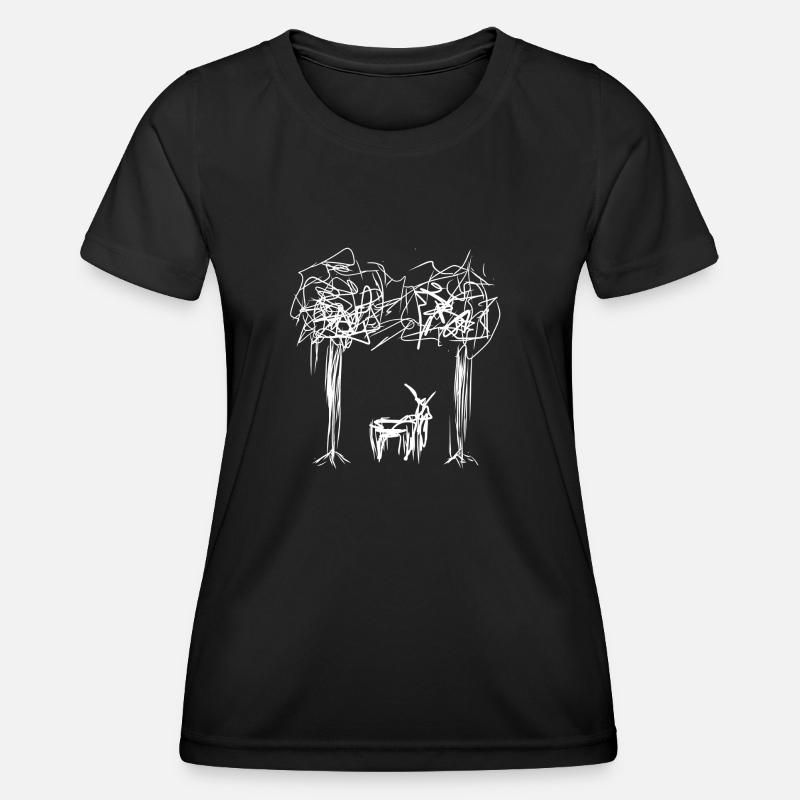 Trees Tree - Women's Functional T-Shirt - black