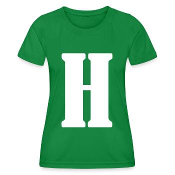 H - Frauen Funktions-T-Shirt - Kelly Green - Vorne - AI Model Female 172 dark (172cm)