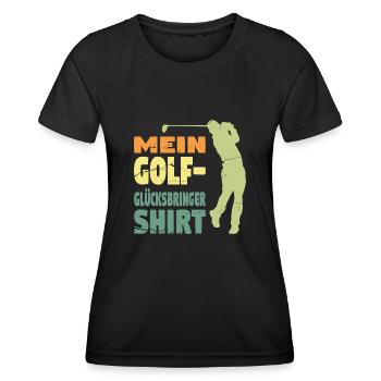 Golfspieler Sport Golfspieler Geschenk - Frauen Funktions-T-Shirt - Schwarz - Vorne - AI Model Female 172 light (172cm)