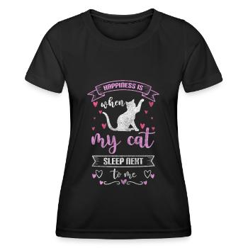 Motivation Positives Denken Liebe - Frauen Funktions-T-Shirt - Schwarz - Vorne - AI Model Female 172 light (172cm)