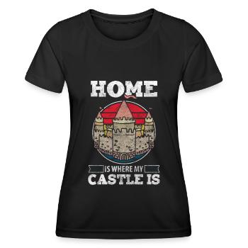 Knight Lance Nobility - Women's Functional T-Shirt - black - Front - AI Model Female 172 light (172cm)