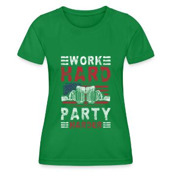 Fête Schlager Boire - T-shirt sport Femme - vert - Devant - AI Model Female 172 dark (172cm)