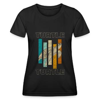 Tank Beach Environmental Protection - Women's Functional T-Shirt - black - Front - AI Model Female 172 light (172cm)