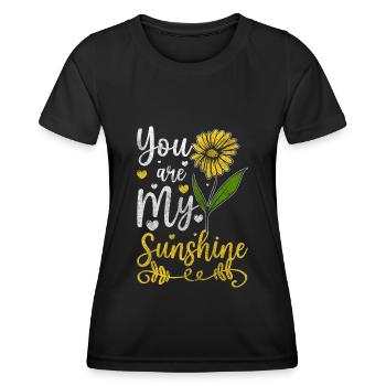 Natur Geruch Lieben Valentinstag - Frauen Funktions-T-Shirt - Schwarz - Vorne - AI Model Female 172 light (172cm)