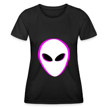 Aliens Alien Head - Women's Functional T-Shirt - black - Front - AI Model Female 172 light (172cm)