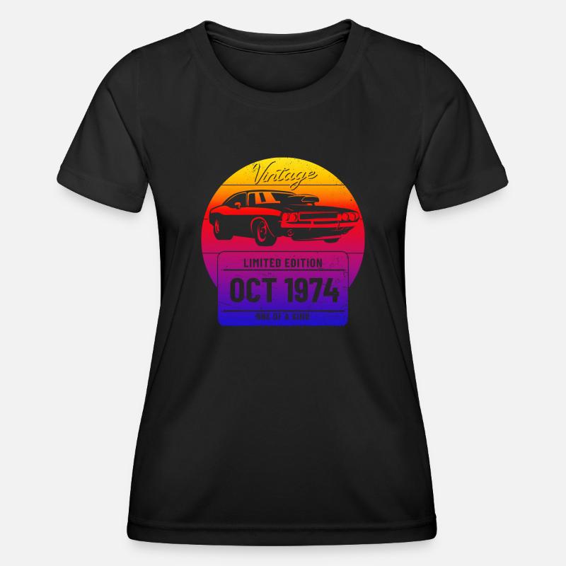 OCT 1974 - Women's Functional T-Shirt - black