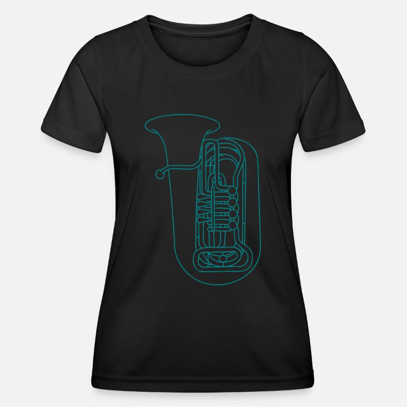 TUBA brass - Women's Functional T-Shirt - black