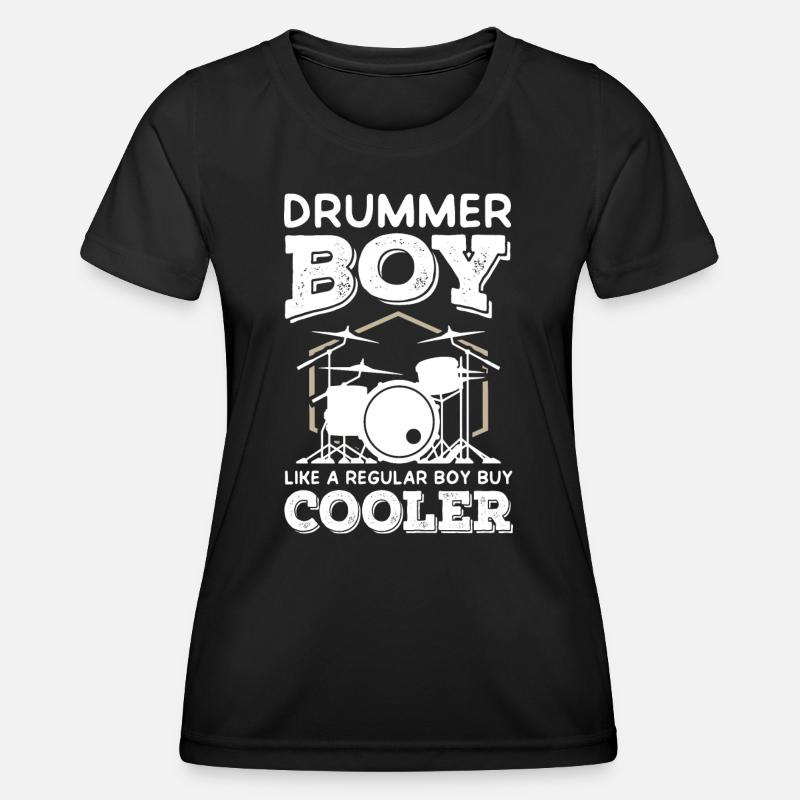 Drummer Boy - Women's Functional T-Shirt - black