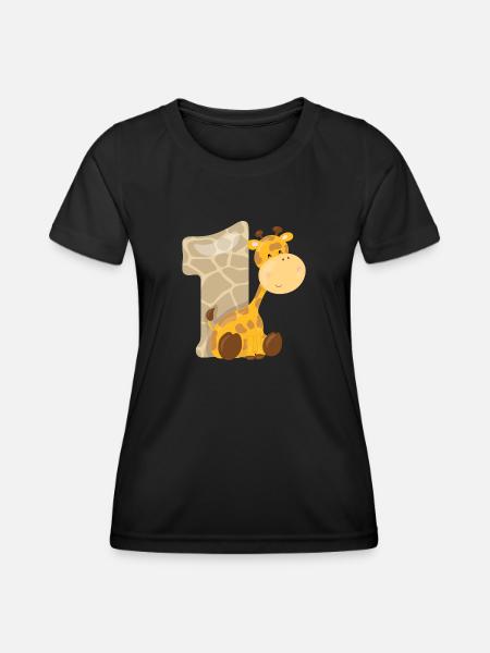 SAFARI - Frauen Funktions-T-Shirt - Schwarz