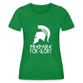 Sparta Préparation pour la gloire - T-shirt sport Femme - vert - Devant - AI Model Female 172 dark (172cm)
