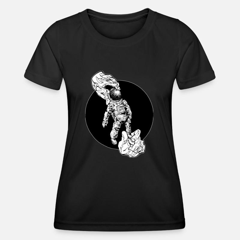 DAS Astronaut Nr 2 Weiss - Women's Functional T-Shirt - black