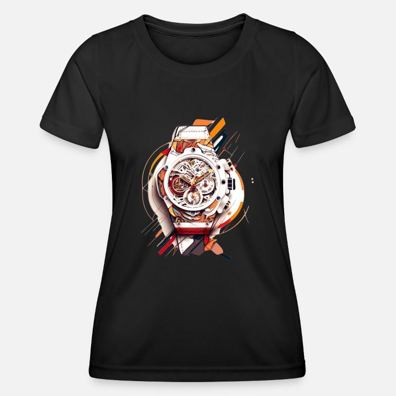 Ursamlere elsker gamle kronografer som ure - Funktionsshirt til damer - sort