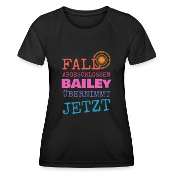 Geschenk für Bailey - Frauen Funktions-T-Shirt - Schwarz - Vorne - AI Model Female 172 light (172cm)