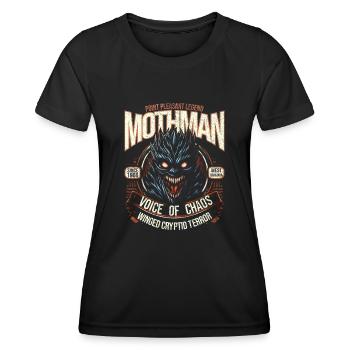 Mothman Since 1966 Voice of Chaos West Virginia - Women's Functional T-Shirt - black - Front - AI Model Female 172 light (172cm)