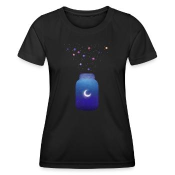 Space Jar - Women's Functional T-Shirt - black - Front - AI Model Female 172 light (172cm)