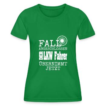 TRUCK - Women's Functional T-Shirt - kelly green - Front - AI Model Female 172 dark (172cm)