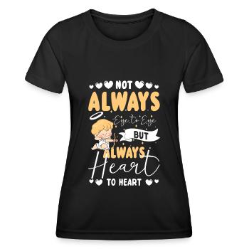 Romantisch Freundin Romantik Beziehung - Frauen Funktions-T-Shirt - Schwarz - Vorne - AI Model Female 172 light (172cm)
