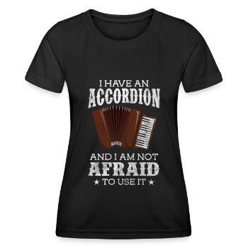 Musik Kultur Orchester Musiker - Frauen Funktions-T-Shirt - Schwarz - Vorne - AI Model Female 172 light (172cm)