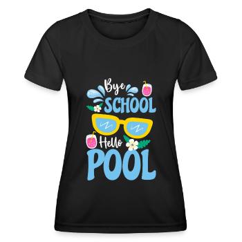 Pool Pool Party Recreation - Women's Functional T-Shirt - black - Front - AI Model Female 172 light (172cm)