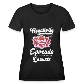 Entspannung Frieden Spirituell - Frauen Funktions-T-Shirt - Schwarz - Vorne - AI Model Female 172 light (172cm)