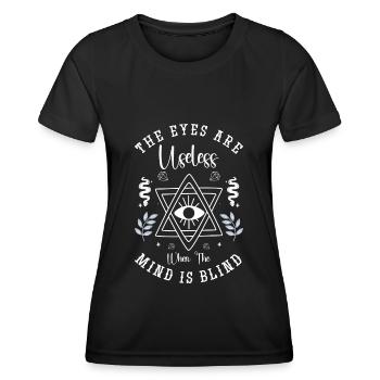 Dreamcatcher Native American Esotericism - Women's Functional T-Shirt - black - Front - AI Model Female 172 light (172cm)
