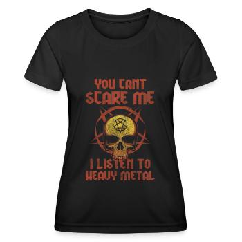 Rock and Roll Hardrock Metaller - Frauen Funktions-T-Shirt - Schwarz - Vorne - AI Model Female 172 light (172cm)